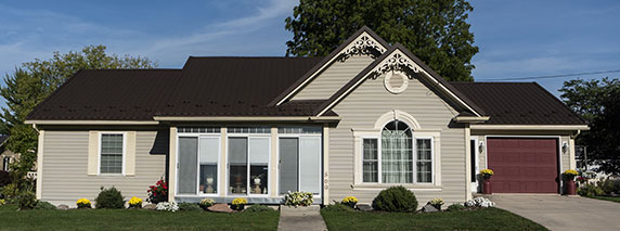 Blue Grey Colour, Bravo Profile - Metal Roof London, Ontario