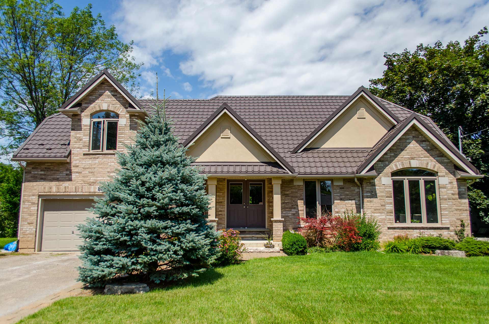 Galvanized roofing