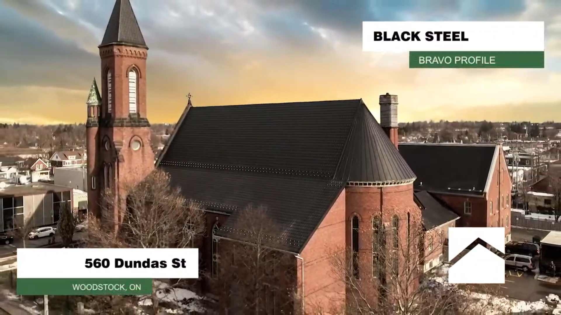 560 Dundas St. Woodstock, Ontario BRAVO Profile Black Colour